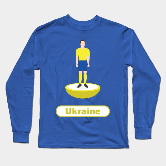 Ukraine Football Long Sleeve T-Shirt by StarIconsFooty